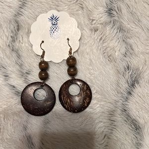 Wooden earrings